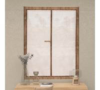 Soleil d'ocre, Paire de Brise bise 60x160 cm Celia Blanc