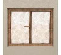 Soleil d'ocre, Paire de Brise bise 60x90 cm Celia Taupe