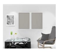 SOLEIL D'OCRE Paire de Brise bise Noémie - 60 x 90 cm - Taupe