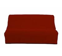 Soleil d'ocre, Panama Housse Clic-Clac en Coton Brique 190x204 cm