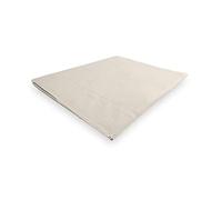 Soleil d'ocre, Percale Drap Plat, Coton, Ecru, 180x290 cm