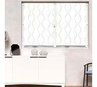 Soleil d'ocre, Perle Brise bise, Polyester, Blanc, 90x120 cm