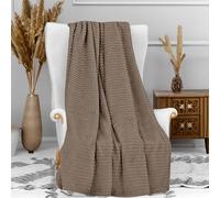 Soleil d'ocre, Plaid Microfibre 120x160 cm COCOONING Taupe