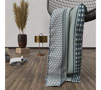 Soleil d'ocre Plaid Polaire en Microfibre 120x160 cm LISBONNE
