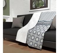 Soleil d'ocre Plaid Polaire Microfibre doublé Sherpa 120X160 cm LISBONNE