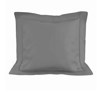 Soleil d'ocre, Taie d'oreiller en Coton 63x63 cm Percale Gris