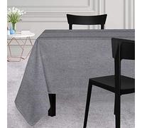 Soleil d'ocre, Venise Nappe Anti-tâches, Gris, 150x300 cm