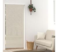 Soleil d'Ocre - Voilage lin pour porte-fenêtre LINEN naturel 90x200 cm