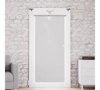 Soleil d'ocre, Voilage Porte-fenêtre Coton 70x200 cm Emilie Blanc