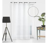 SOLEIL D'OCRE Voile à oeillets Noémie - 135 x 250 cm - Blanc