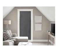 Soleil d'ocre Voile pour Porte fenêtre en Coton 90x200 cm Panama Anthracite