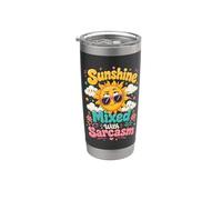 Soleil mélangé de sarcasme Humour Gobelet isotherme en acier inoxydable double paroi