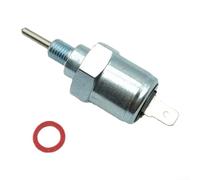 Solénoïde d'arrêt de carburant M120522 M117548 compatible avec pièce de moteur de tracteur de jardin, valve de rechange pour tondeuse autoportée et réparation d'équipement d'alimentation extérieure