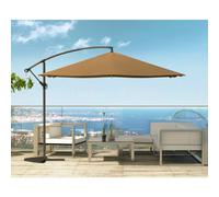 Solenzara parasol marron droit carré 3 x 3 m led