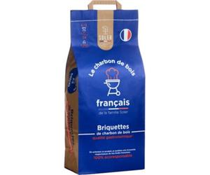 Soler - Briquette De Charbon Briquette De Charbon De Bois 7.5 Kg