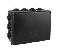 Solera 220 × 170 × 80 mm IP55 Boîte de dérivation extérieure étanche IK08 avec cônes • 686N • Noir • 1 unité
