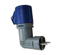 Solera Adaptateur Schuko CETAC - Bleu Gris