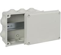 Solera Boîtier étanche IP55, IK07 Gris avec cônes et rail DIN 35 mm