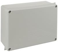 Solera - Boîtier étanche mur lisses. IP65, IK07. Scellable. 220 x 170 x 80 mm. Vis 1/4 tour. Gris