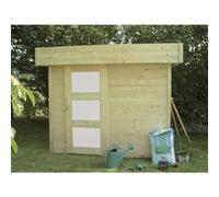 Abri De Jardin Moderne Bergen En Pin Certifié 280x240x225cm Marron