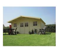Abri Jardin Bois "Zürich" - 19.71 M² - 5.08 X 3.88 X 2.53 M - 28 Mm