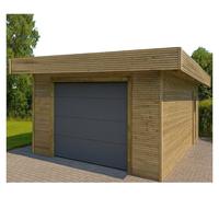 Solid Garage / Carport en bois 5064 x 6994 mm - 28 mm