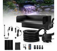 Solidchoice - Bassin d'eau en cascade pour l'extérieur, disponible en différentes dimensions