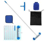 Solidchoice - Brosse ronde pour piscine avec manche, pour un nettoyage facile