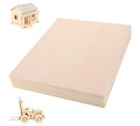 Solidchoice - Coffret de 24 plaques de contreplaqué de 3 mm pour projets créatifs
