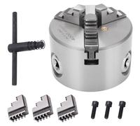 Solidchoice - Coffret de mandrins - Mandrin pour tour - Précision 80 mm - Compact et auto-serrant - Adapté aux tours - Qualité et facilité d'utilisation