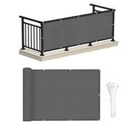 Solidchoice - Écran de protection pour balcon, 1x5 mètres, imperméable et avec protection UV