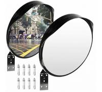 Solidchoice - Ensemble de 2 miroirs convexes pour la sécurité et la circulation