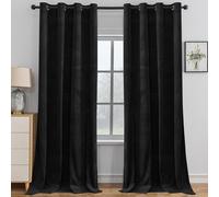 Solidchoice - Ensemble de 2 rideaux en velours - Rideaux occultants thermiques pour salon