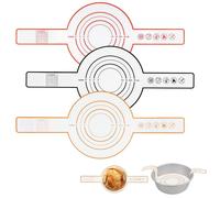 Solidchoice - Ensemble de 3 tapis de cuisson en silicone pour pain et pâtisseries