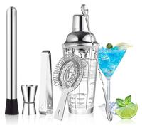 Solidchoice - Ensemble de 6 pièces pour cocktails, comprenant un pilon et un filtre
