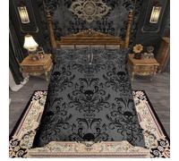 Solidchoice - Ensemble de literie damassé vintage, comprenant une housse de couette pour une personne