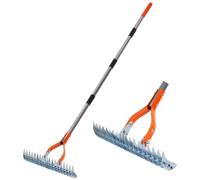 Solidchoice - Griffe pour rouleaux de gazon, 170 cm - Machine scarificatrice en acier inoxydable, robuste