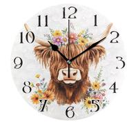 Solidchoice - Horloge mural design Écosse, 25 cm