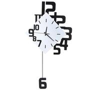 Solidchoice - Horloge mural en fer forgé, style nordique, pour intérieur