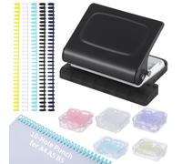 Solidchoice - Kit de machine à reliure à 10 anneaux : Système de reliure manuel