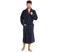 Solidchoice - Peignoir de bain en coton de luxe pour hommes, au design élégant