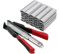 Solidchoice - Pince multifonctionnelle automatique pour clôtures, avec 2500 agrafes de type C