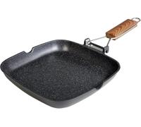 Solidchoice - Poêle à griller en titane Ecochef, 28 x 28 cm