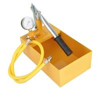 Solidchoice - Pompe d'essai 2,5 MPa - Pompe à eau - Aluminium - Manuelle - 2,8 cm - 2090 g - Pour l'essai de tuyaux de chauffage