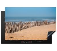 Solidchoice - Protège-induction - Protection en vinyle pour plaque à induction - Motif plage, 81x52 cm