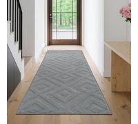 Solidchoice - Tapis de sol pour cuisine, antidérapant, design moderne, gris, 80x200 cm