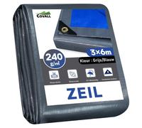 Solidchoice - Tente imperméable robuste, idéale pour les conditions difficiles, dimensions 3x6 mètres, grammage 240 g/m²