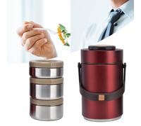 Solidchoice - Thermoskan 3 L - Acier inoxydable - Étanchéité parfaite - Thermos isolant - Gourde isotherme - Récipient alimentaire - Adapté au stockage à long terme