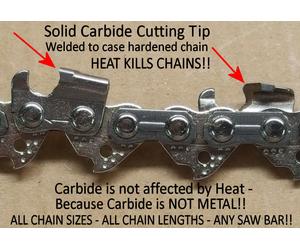 Solide Carbure 196208-3 - E-650-40.6cm Chaîne Tronçonneuse Makita UC4051A Voir