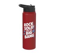 Solide comme le roc depuis le Big Bang, un astéroïde drôle, l'espace météore Stainless Steel Insulated Water Bottle